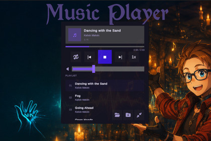Music Player — Drop-in Runtime Audio UI