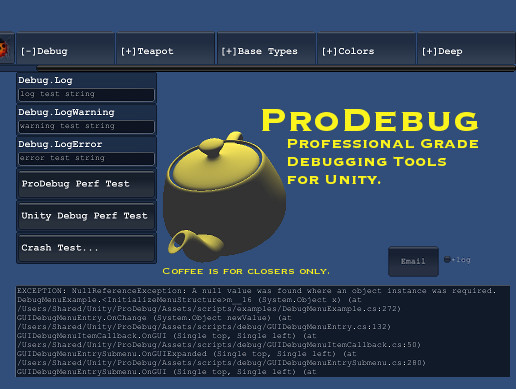 ProDebug | GUI Tools | Unity Asset Store