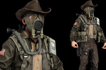 Post-Apocalyptic Sheriff Survivor modular