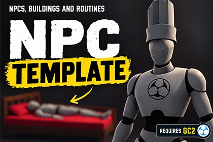 NPC Template - Game Creator 2