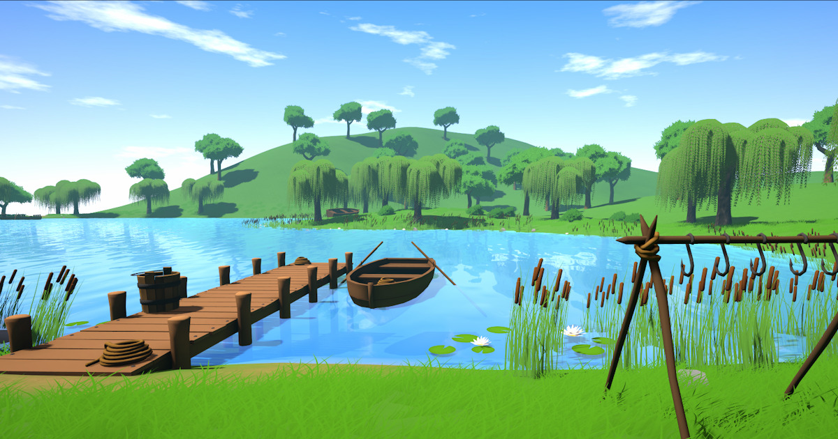 Fishing Lake - Fantasy Environment | 3D Landscapes | Unity Asset Store