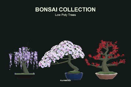Bonsai Collection - Low Poly Trees