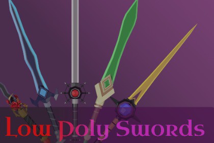 Free Low Poly Fantasy Swords