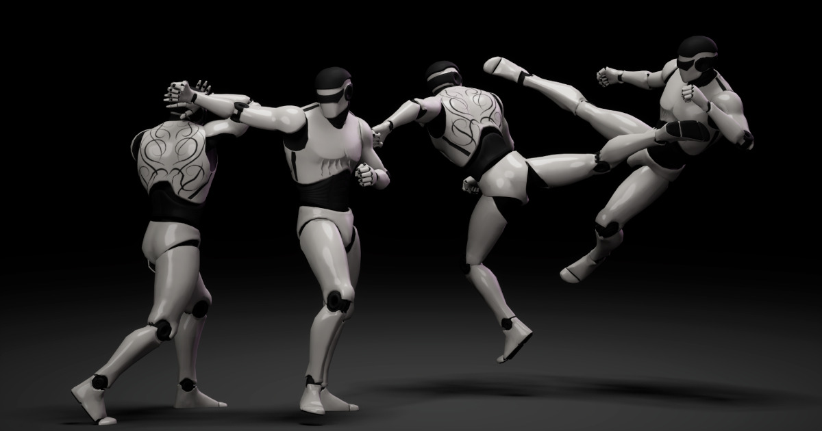 Combat animations - Kickboxing and Muay Thai V2 | 3D Animations | Unity ...