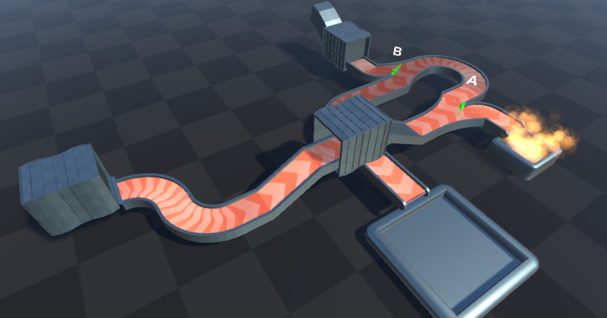 Unity Conveyor Example MAD Easy Physics Conveyor System | 3D 工业产品 | Unity Asset Store