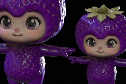 Chibi Fruit Strawberry