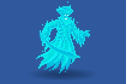 Ghost Pirate (2D Pixel Art)
