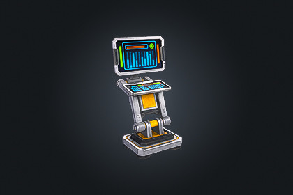 SCI FI PC Monitor V1 - FTR Display | Game Ready PBR | Built-In & URP Compatible