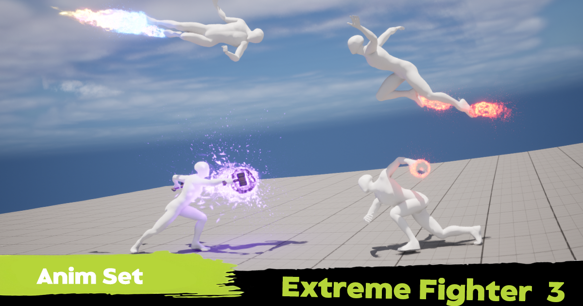 Extreme Fighter Anim Set Vol 3 | 3D 动画 | Unity Asset Store