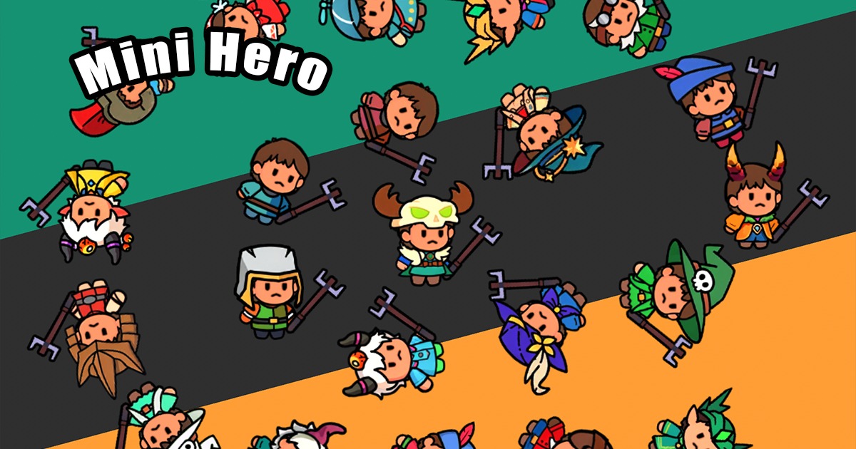Hero Assets. Examples Mini Hero | 2D Characters | Unity Asset Store