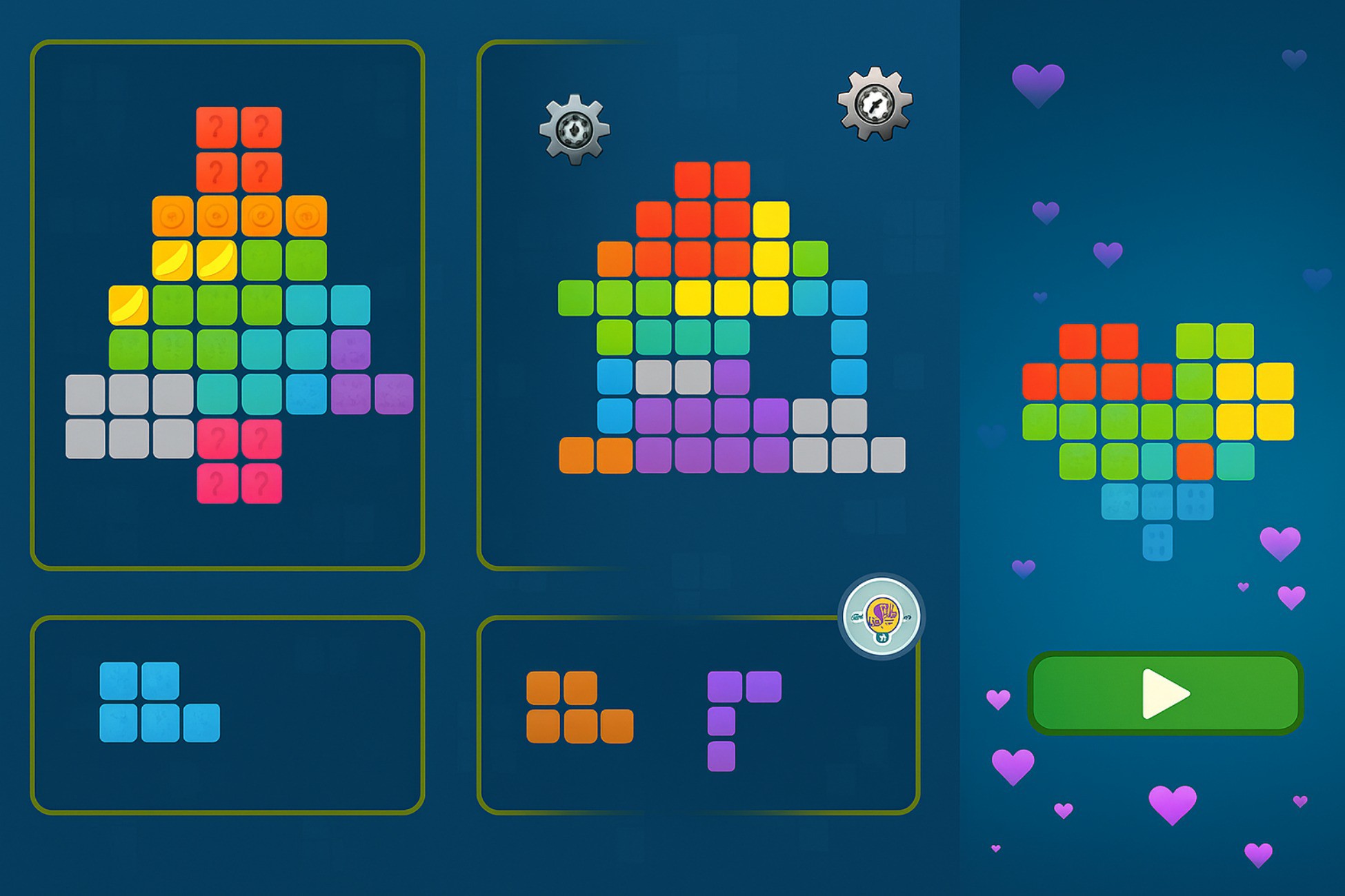 Block Fit Puzzle - Minigame Template | 游戏工具 | Unity Asset Store
