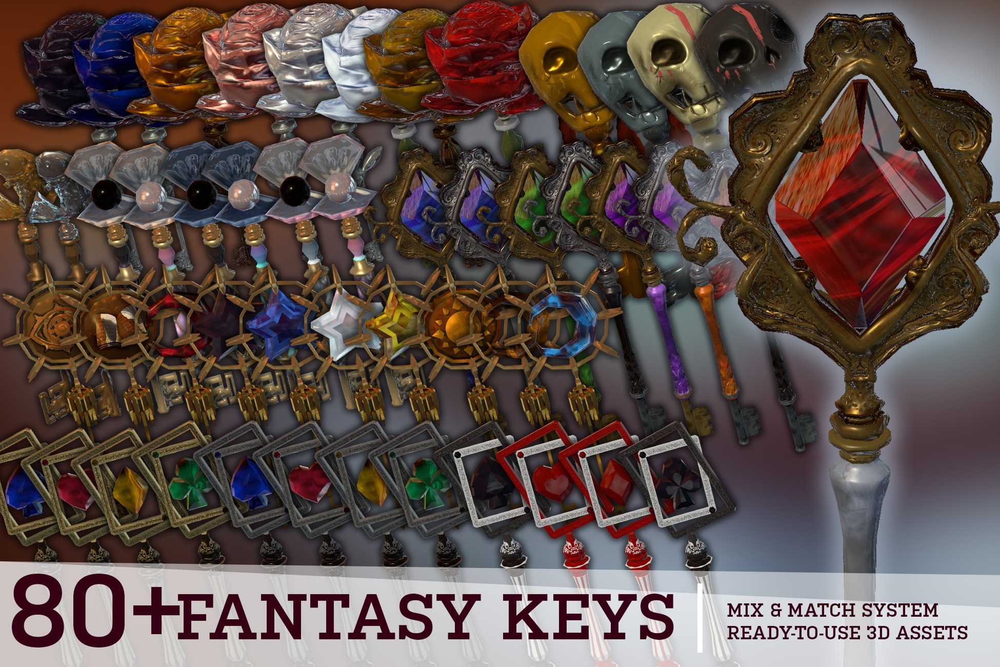 Mystic Dungeon Keys by Painteleon