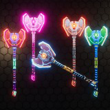 Axe fantasy sci-fi weapon with Effects