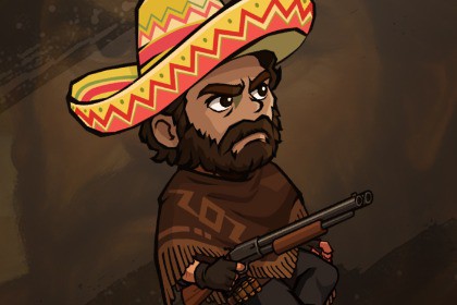 Cowboy_El León del Oeste_ Spine animation 2D Character