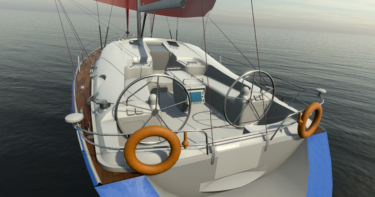 Yacht Sailing boat | 3D Sea | Unity Asset Store