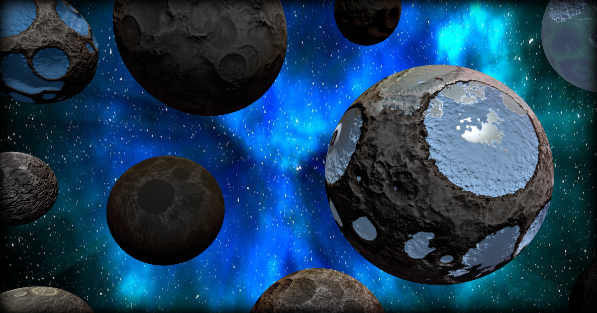 4K Planets Collection: Moons | 3D 科幻 | Unity Asset Store