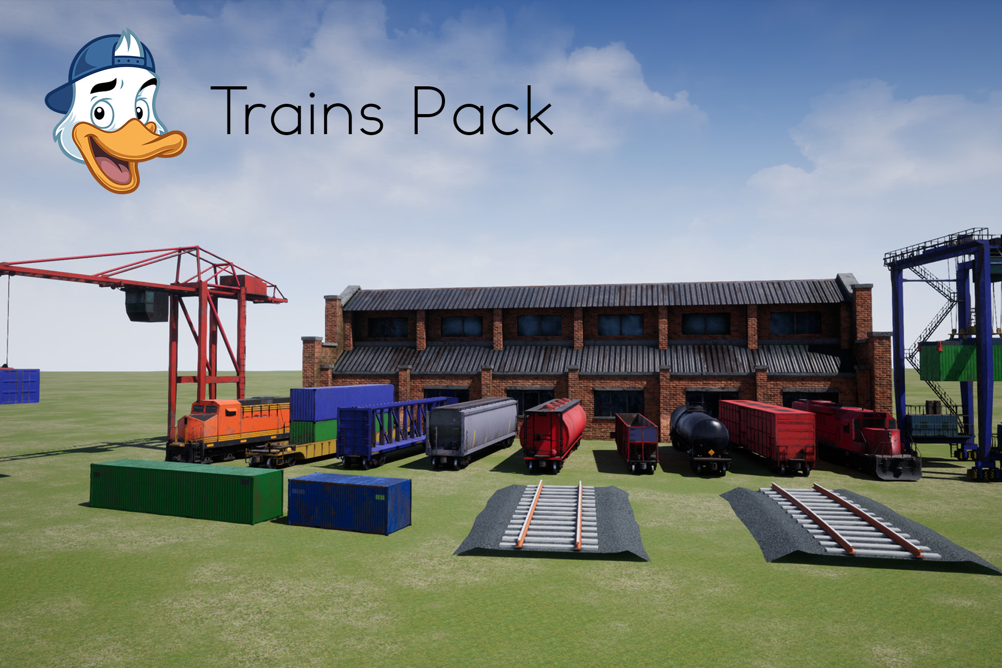 Trains Pack | 3D Land | Unity Asset Store