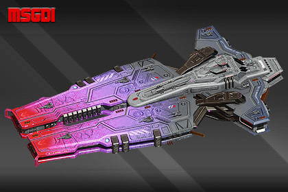 Spaceship Acheron Battlecarrier