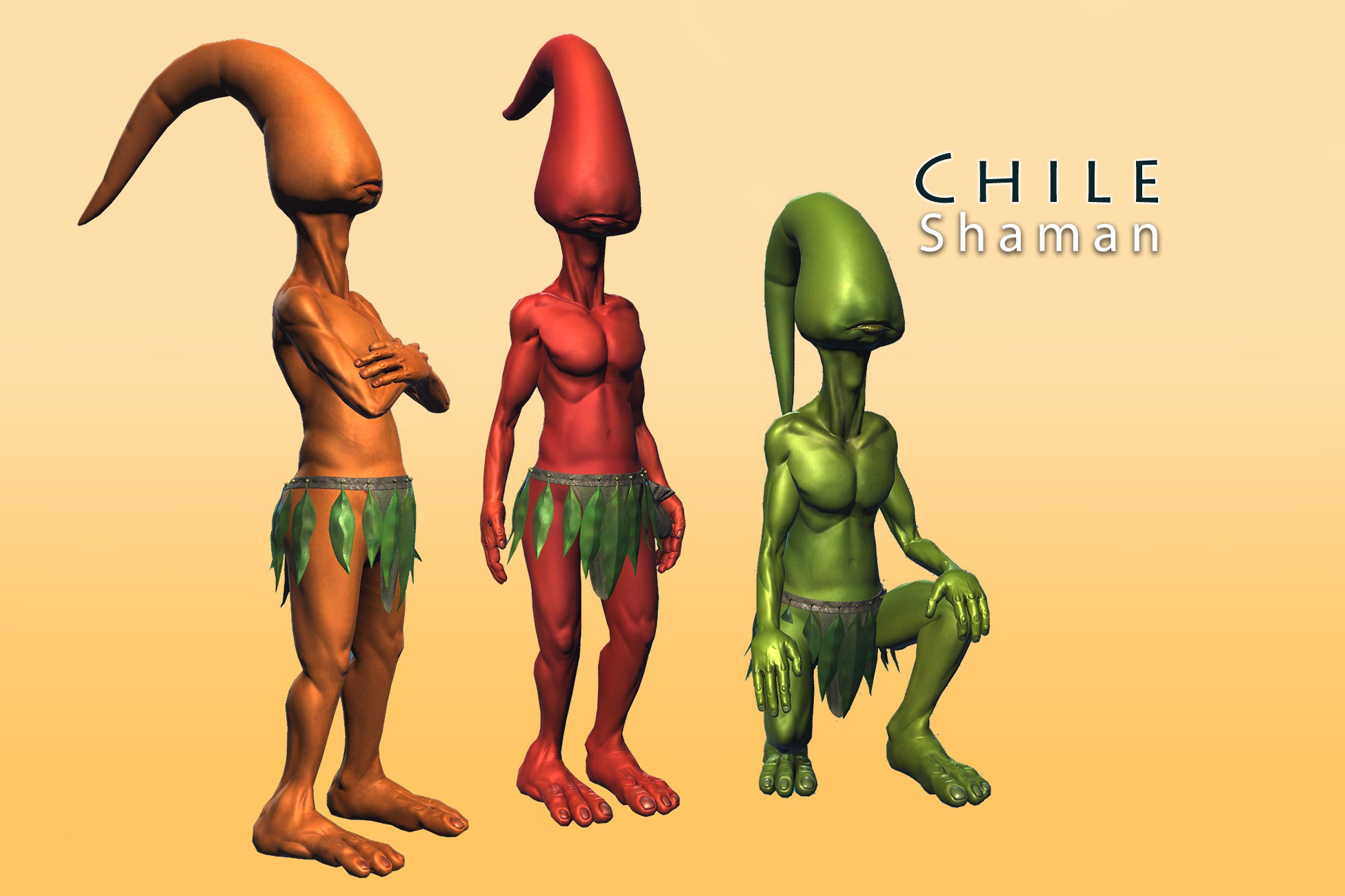 chile-shaman-3d-creatures-unity-asset-store