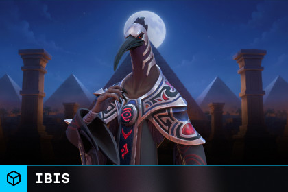 Stylized Egyptian Ibis Mage