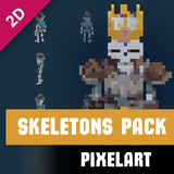 Skeleton Warriors Pack - PixelArt
