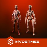 Robot & Zombie Character Pack – Stylized Sci-Fi Undead & Machines