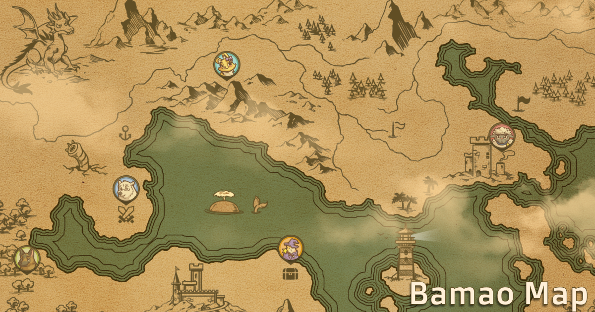 Bamao Map - Animated Fantasy Map | GUI ツール | Unity Asset Store