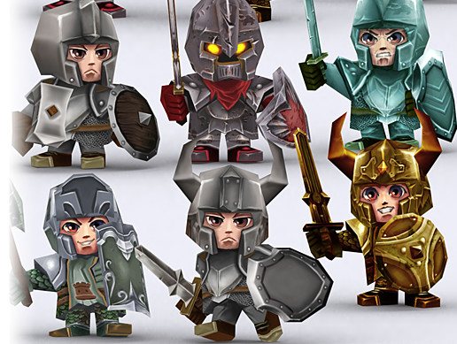 Chibi warriors | Characters | Unity Asset Store