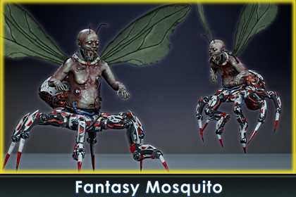 Fantasy Cyborg Mosquito