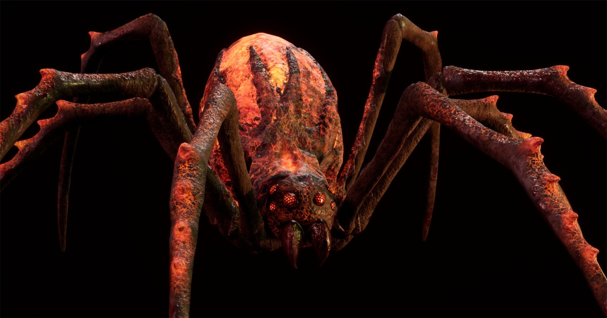 Hell demonic spider | 3D Creatures | Unity Asset Store