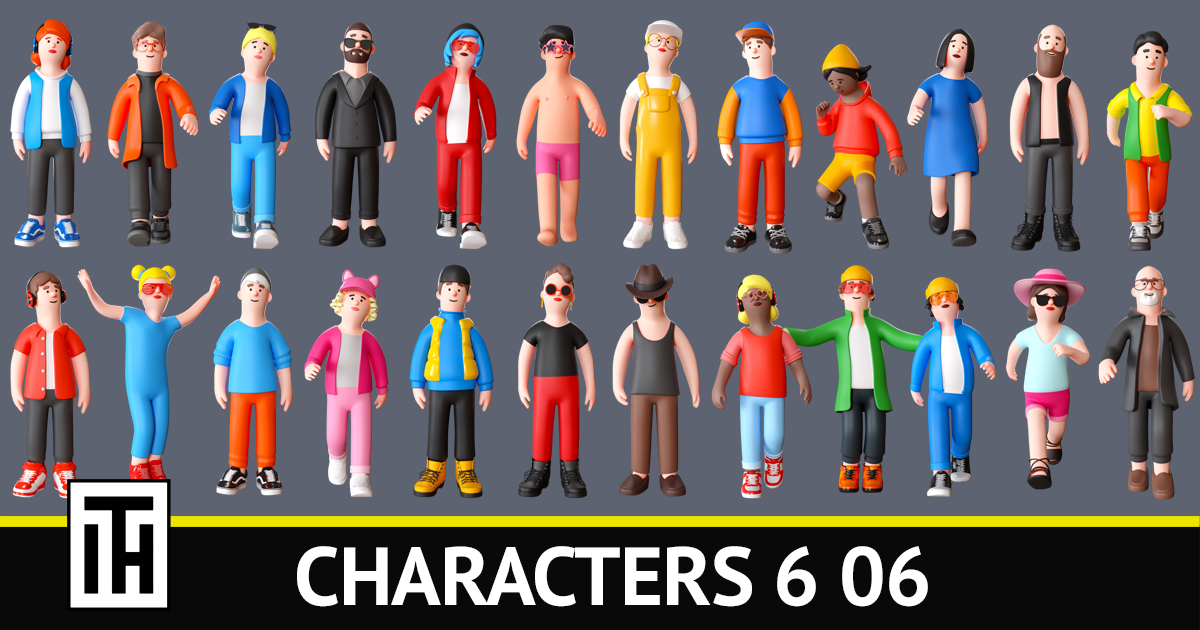 Unity Characters Free 3D Characters For Unity _ How to Create, Rig and Animate a 3D Character ...