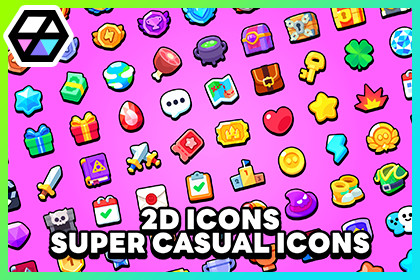 2D Icons - Super Casual Icons