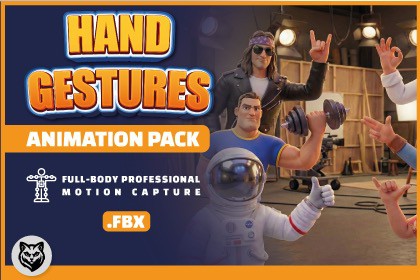 Hand Gestures Animation Pack