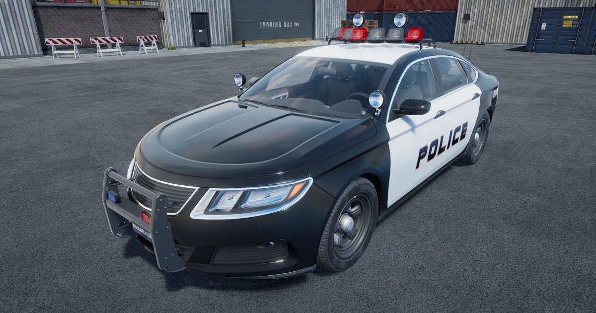 Police sedan | 3D Vehicles | Unity Asset Store