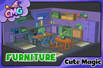 Cute Low Poly Furniture Pack - Free