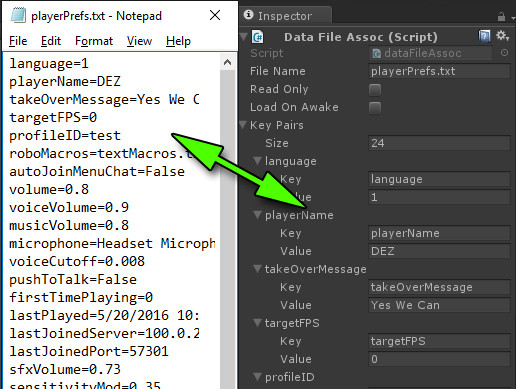 Simple Data File | Input Management | Unity Asset Store
