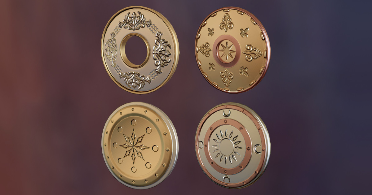 Material Coin Unity Metallic Coins Pack01 | 3D Props | Unity Asset Store