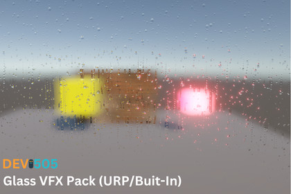Glass VFX Pack (URP/Buit-In): Rain, Frost, Cracks, Dirt, Shields, Soap