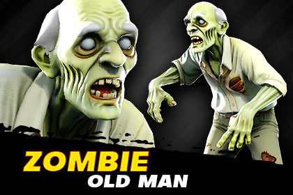 Stylized Zombie Old Man