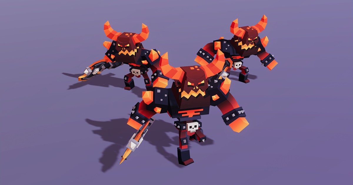Demon King Toon Humanoid Series | Characters | Unity Asset Store