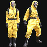 Chemical Protective Suit - Rigged