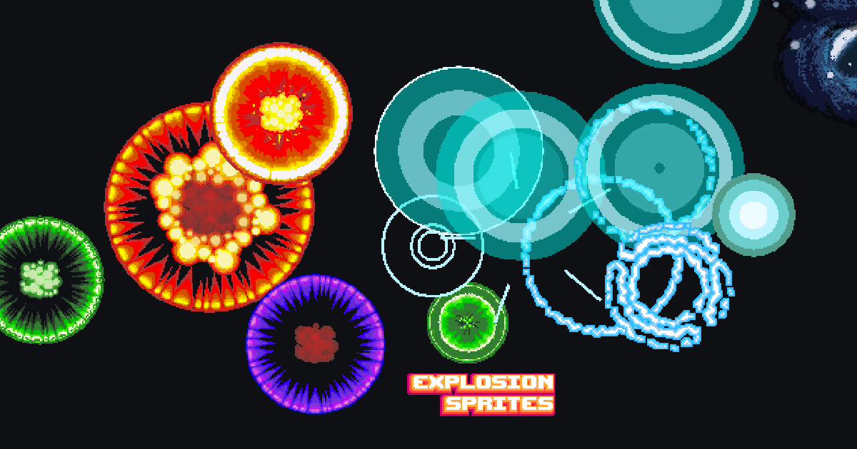 2d retro explosion sprites | 2D Textures & Materials | Unity Asset Store