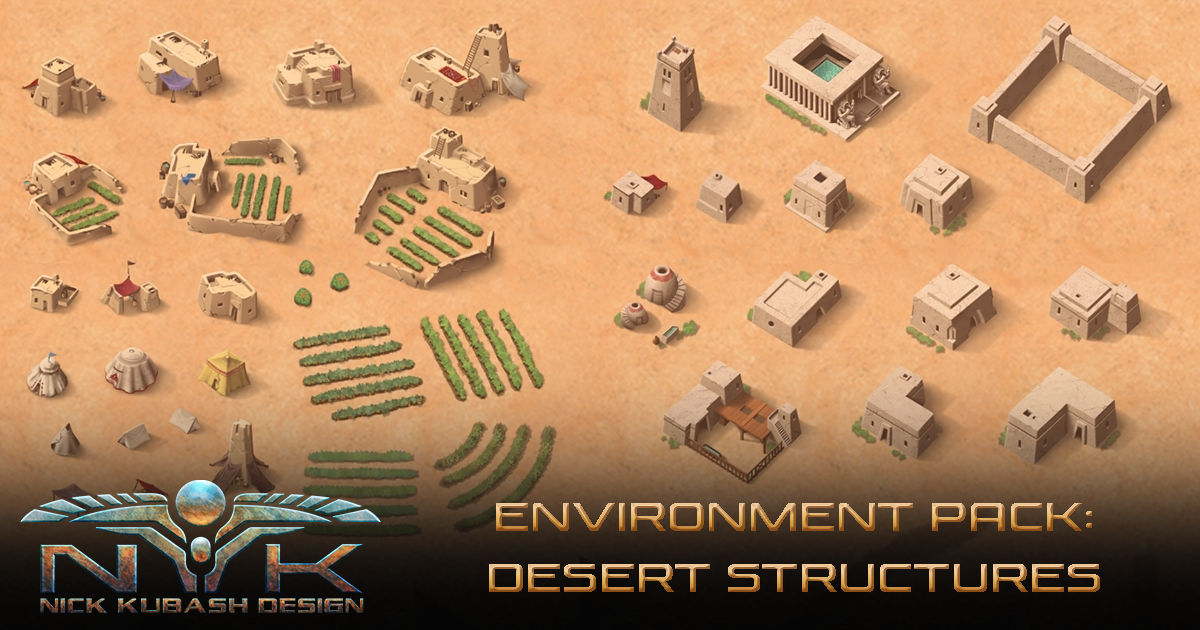 Environment Pack: Desert Structures | 2D Building | Unity Asset Store