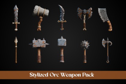Stylized Orc Weapon Pack