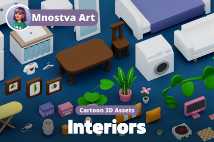 Interiors FREE - Cozy Cartoon Pack