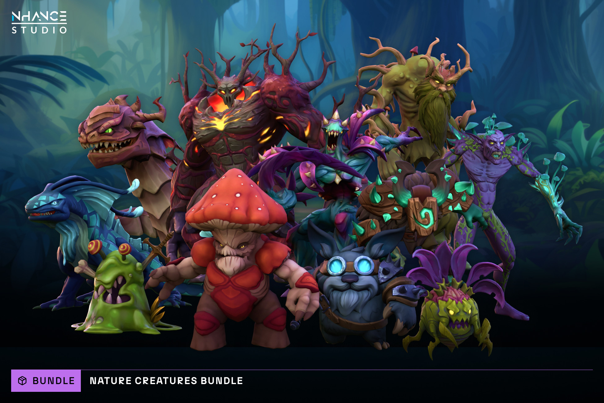 Stylized Fantasy Nature Bundle