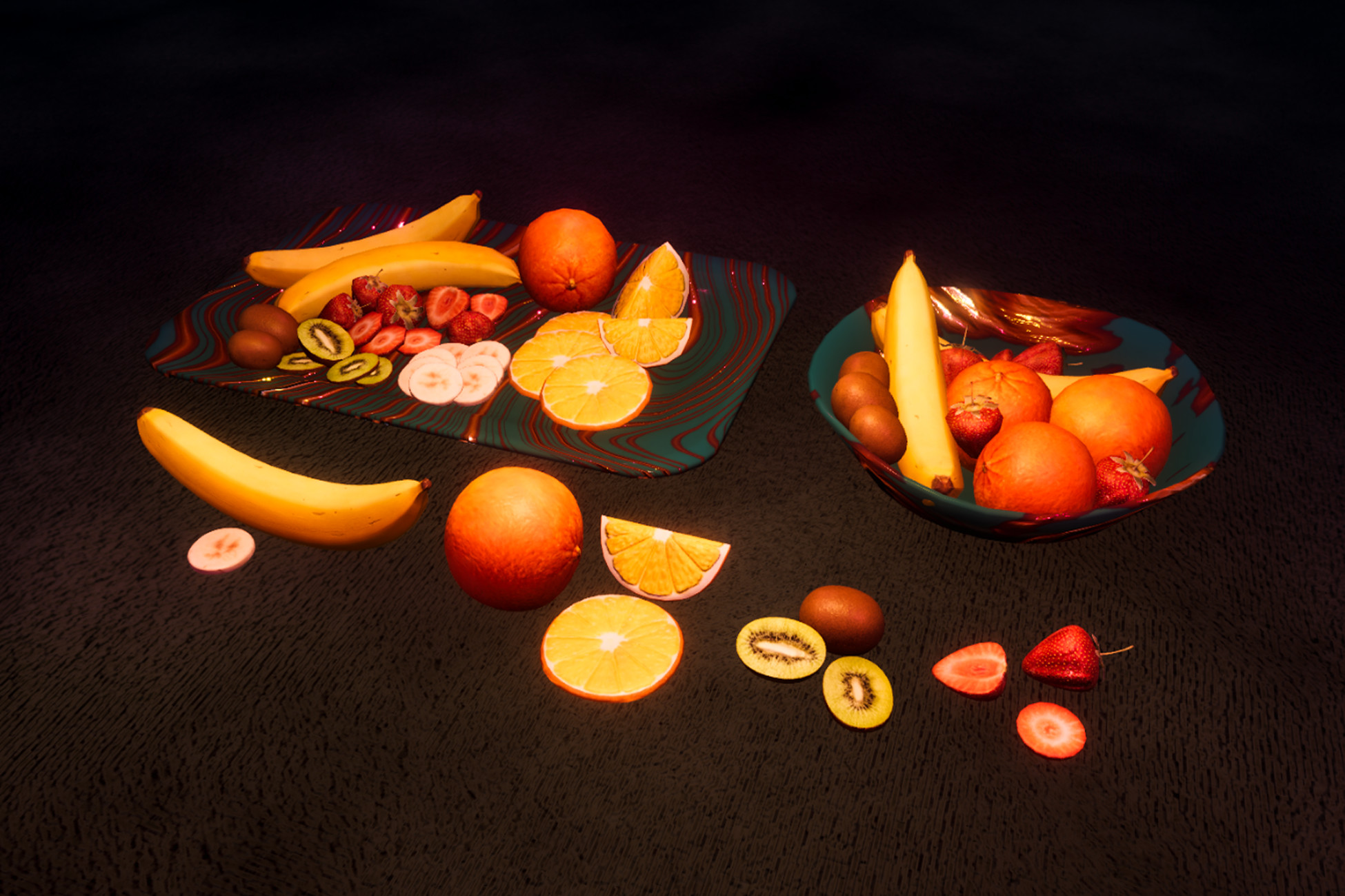 Unity Modulename Plate Fruit plate | 3D 食べ物 | Unity Asset Store