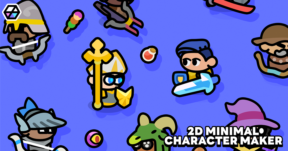 2d Character Setup 2D Minimal - Character Maker | 2D Characters | Unity Asset Store