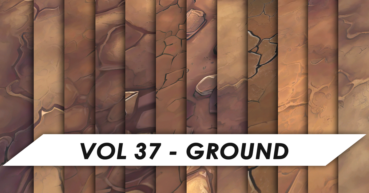 Ground Scan Unity Stylized Textures - Vol 37 - Ground 6 | 2D Textures & Materials | Unity ...