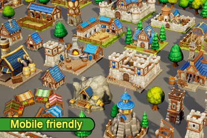 Toon RTS Environment Humans